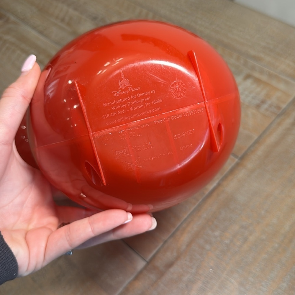 Disney parks 60th anniversary red Mickey Mouse balloon popcorn holder - Picture 3 of 10